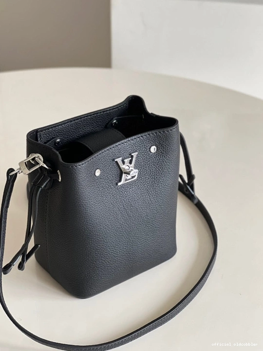 Official oldcobbler BUCKET LOUIS LOCKME VUITTON NANO 0727